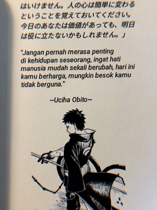 Qoutes Uchiha Obito  #quotes  #katakatamotivasi  #obito  #obitouchiha  #uchihaobito  #story  #fyp 