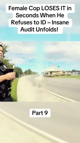 Female Cop LOSES IT in Seconds When He Refuses to ID – Insane Audit Unfolds! 