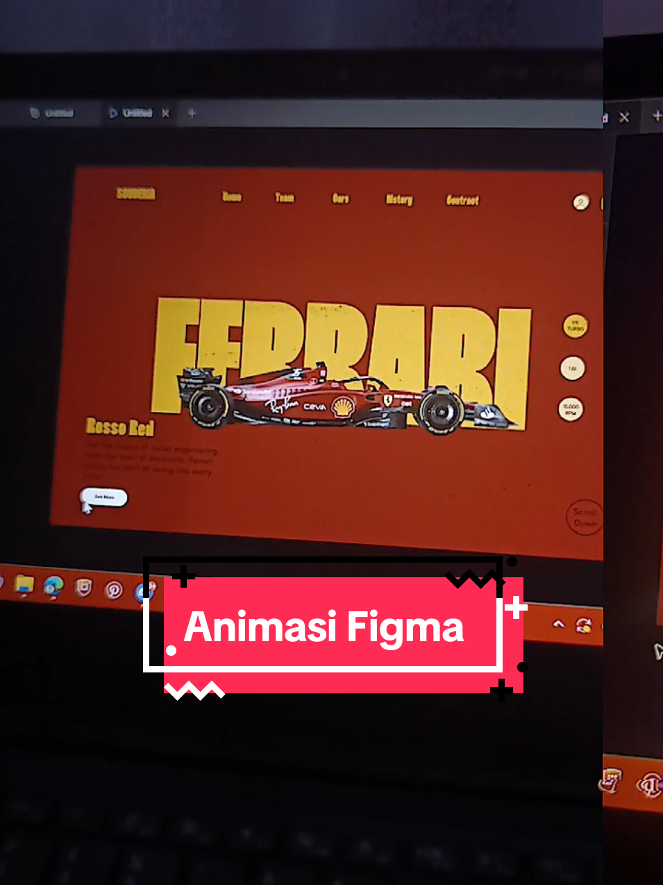 Masih coba-coba 🏎️ #CapCut #f1 #ferrari #figma #figmatutorial #fyp 