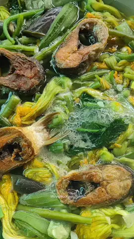 Dinengdeng na May Bulaklak ng Kalabasa at Bangus  Tikim Pa Lang, Ulam Na! Alam mo ba? ✅ Ang Bulaklak ng Kalabasa ay rich in Vitamin A, good para sa mata! ✅ Ang Saluyot at Talong naman, may fiber at antioxidants—tulong sa digestion. ✅ Syempre, Bangus—high in protein at omega-3, pampalakas! Dinengdeng na may bulaklak ng kalabasa, sitaw, upo, saluyot, talong, at pritong bangus. Simpleng luto pero siguradong masarap at healthy! #DinengdengRecipe #BulaklakNgKalabasa #BangusUlam #FarmToTable #SarapProbinsya #PinoyLutongBahay #tiktok 
