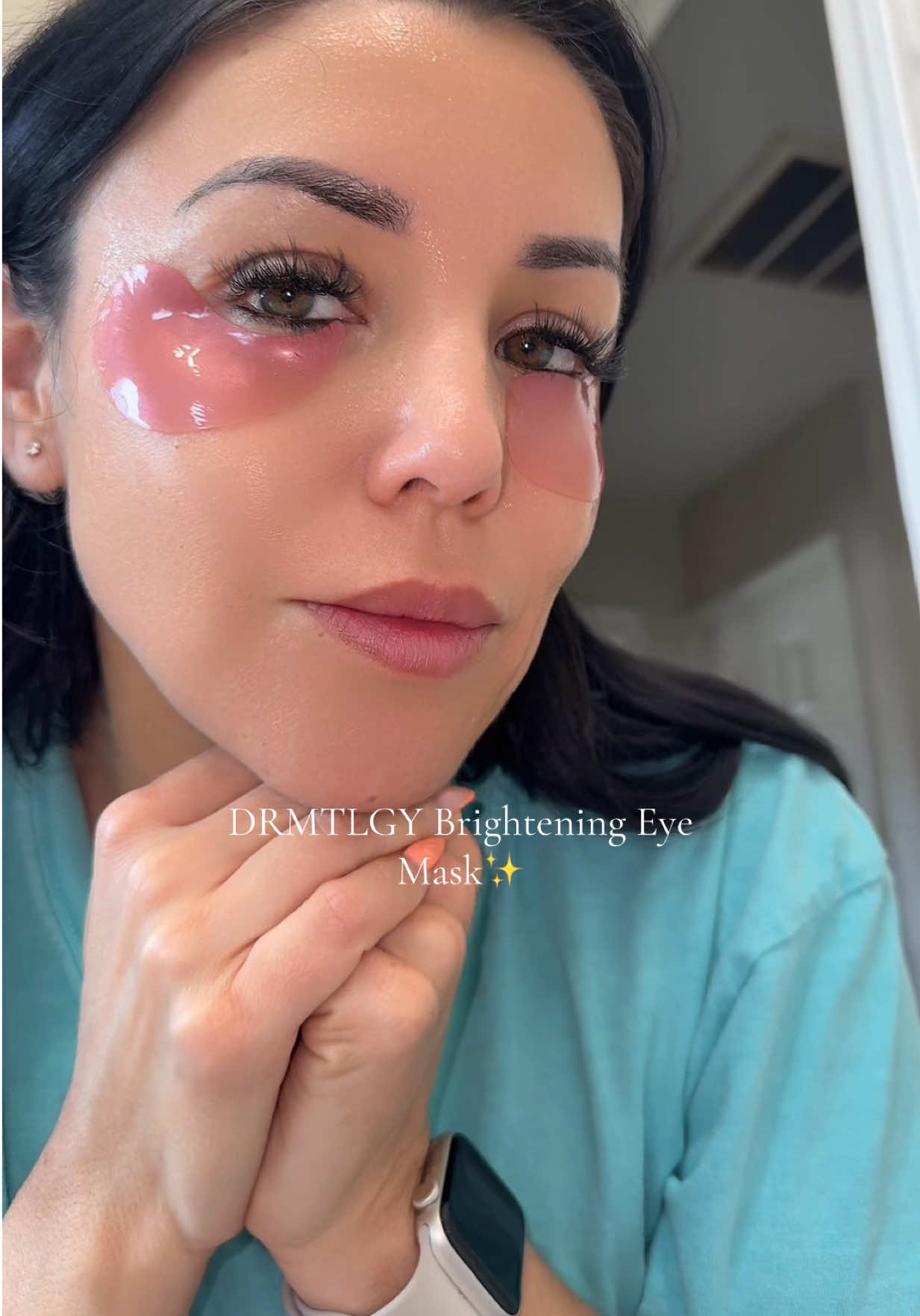 Brightening eye mask has my skin feeling super hydrated! 🙌🏼 #drmtlgy #drmtlgyskincare #drmtlgyeyemask #brighteningskincare #brighteningeyemask #eyemask #eyemaskskincare #skincare #undereyebags #undereyecircles #finelines #dealsforyoudays 