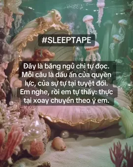 🌙 Sleeptape (hay còn gọi là băng ngủ) là đoạn ghi âm (audio) mà mình nghe khi ngủ. Nó thường chứa affirmations (câu khẳng định), hoặc lời nói nhẹ nhàng, lặp đi lặp lại, để làm mềm tiềm thức. Khi ngủ, tiềm thức mở ra, và mọi thông tin mình nghe lúc đó sẽ thấm rất sâu, giúp thay đổi niềm tin bên trong nhanh hơn. Nghe sleeptape giúp: ✨ Tự nhiên cảm thấy tự tin, trọn vẹn. ✨ Sống đúng với trạng thái mà mình đã chọn. ✨ Thực tại tự động xoay theo niềm tin đó.  #lawofassumption #manifestation #visiontoreality #sleeptape 