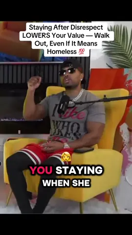 When she disrespected you and you stayed, you lowered your own worth. If you’d walked out that door — even if it meant sleeping outside — your manhood & self-image would’ve stayed intact. And guess what? Your self-image quietly runs your ENTIRE life. Game God Goldie says: protect it at all costs. 💥 #GameGodGoldie #SelfImageIsEverything #NeverTolerateDisrespect #KnowYourWorth #WalkOutStrong 