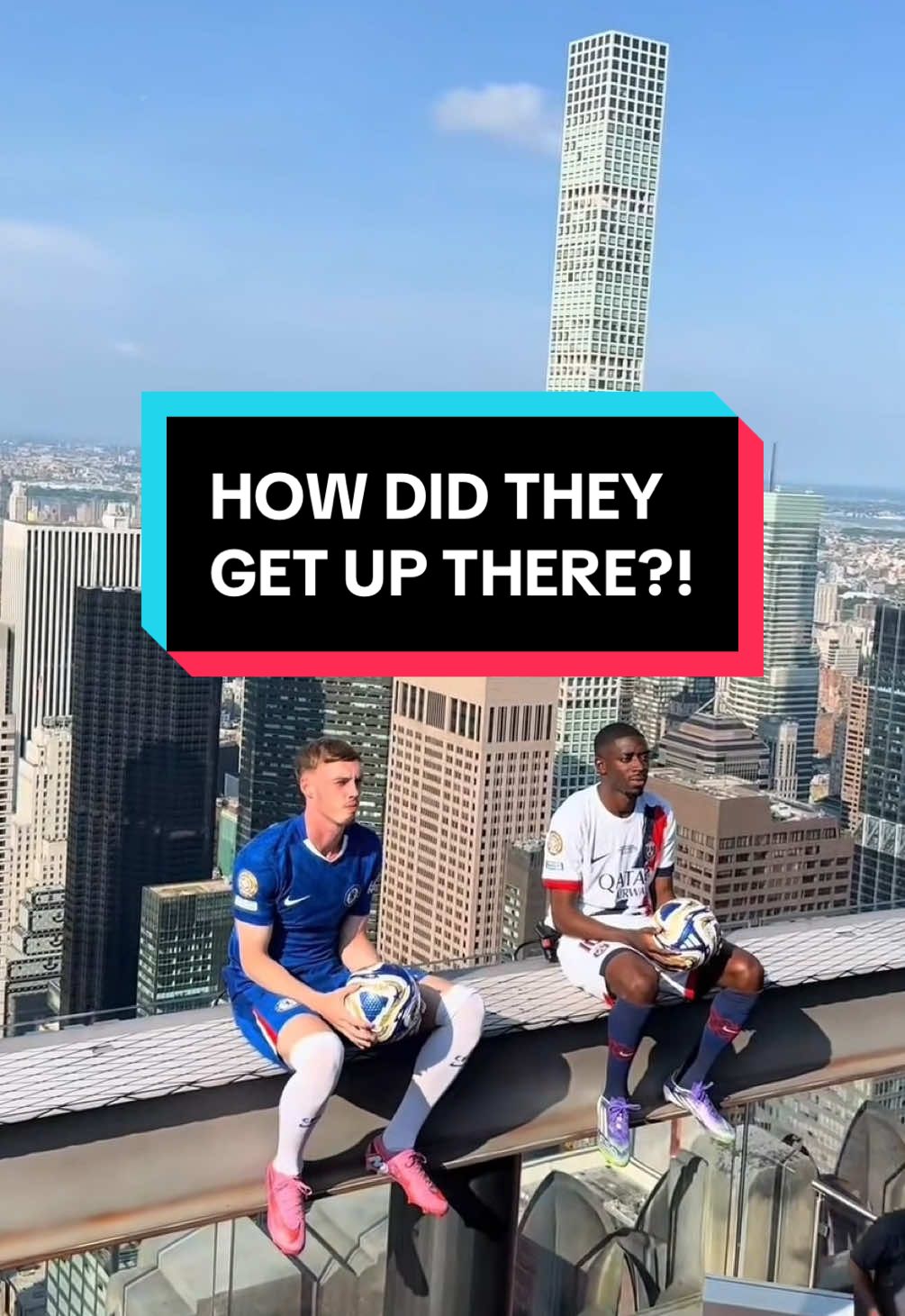The behind the scenes of the iconic Ousmane Dembélé & Cole Palmer picture 👀 Catch the @FIFAClubWorldCup Final | Free | DAZN.com | #FIFACWC #TakeItToTheWorld  (Via @PalmersPT)
