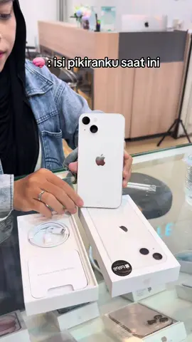 Semoga bisa ke beli🤲🏻 ~Promo cuma 8jtan iphone 13 128gb new resmi iBox dan Blibli ~Gratis kepala charger original, anti gores kaca dan casing ~Bisa cicilan tanpa DP Cicilan mulai 500rban ~Bisa tukar tambah Nama toko: Ali Store 📍Tangcity mall, lantai LG blok A27 #iphone #iphone13starlight #CapCut 