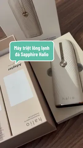 Máy triệt lông ai cũng nên có nha.Máy triệt lông lạnh đá Sapphire Halio #lixibox#trietlongantoantainha#sapphire#maytrietlonghalio  #CapCut 