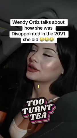 Wendy Ortiz talks about how she was Disappointed in the 20V1 she did 😭😭😭 #wendy #wendyortiz #fyp 