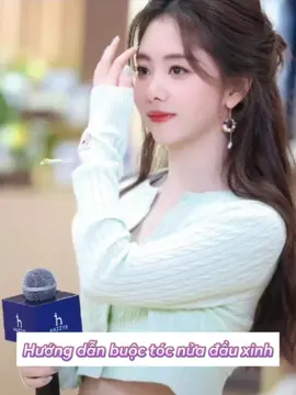 Tóc nửa đầu xinh như các idol trung đây nha các nàng #hairstyle #buitoc #beautytips #kieutocdep #xuhuong #viral #TocDepMoiNgay 
