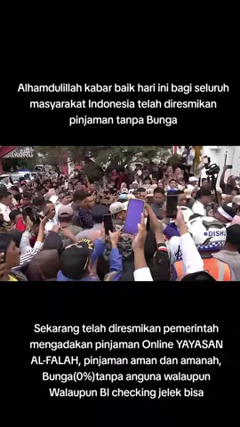 Alhamdulillah kabar baik hari ini bagi seluruh masyarakat Indonesia telah diresmikan pinjaman tanpa Bunga#amanah #fypage #xybca #fyppppppppppppppppppppppp 