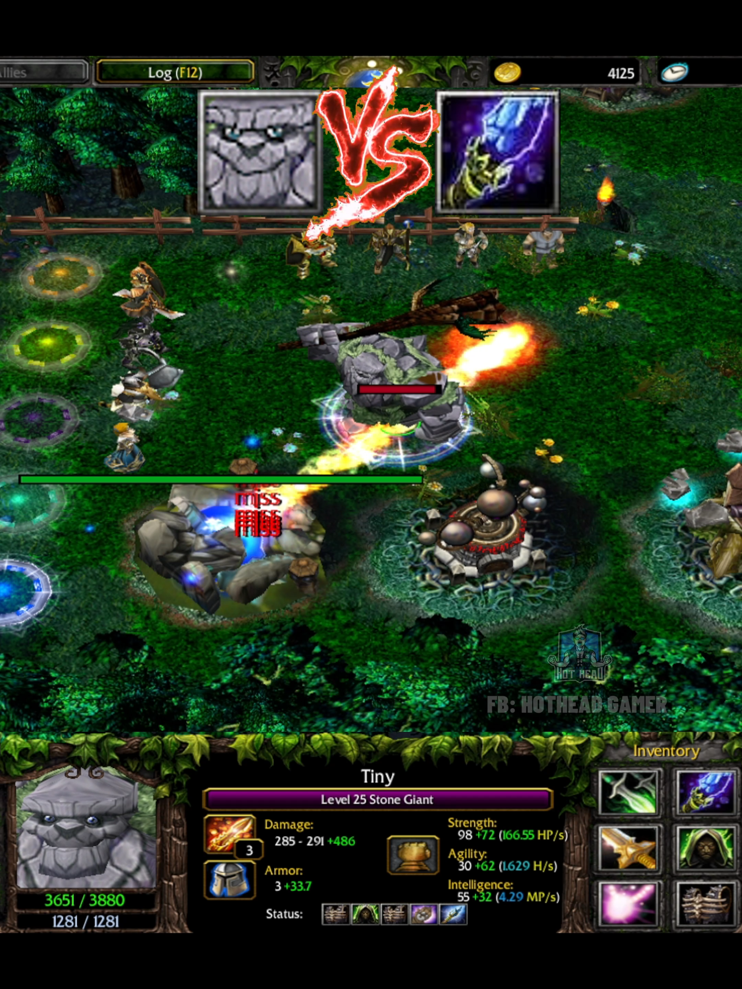 DOTA Tiny Aghanim vs Fountain #dota #nostalgia #dota2 #dota1
