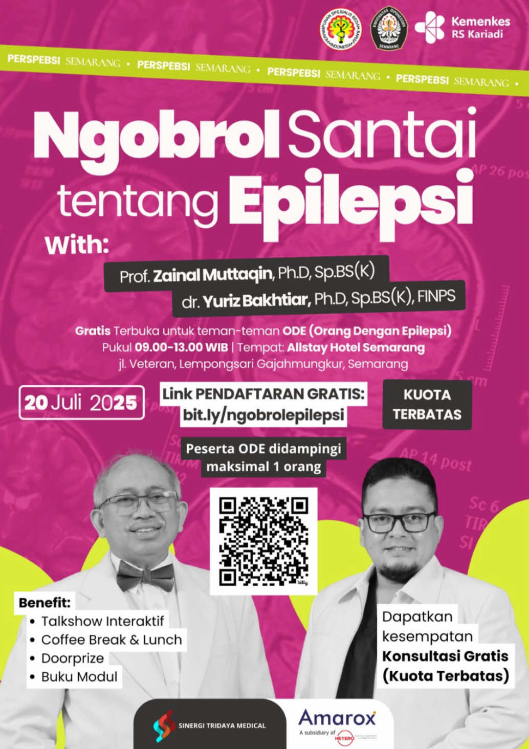 Ketika saya over semangat untuk datang dan ternyataaa…. Acara nya hari Minggu depan tgl 20 Juli 😂 Karena udah ga sabar bgt nih utk datang ke acara luar biasa ini 😃 #epilepsi #bedahepilepsi #semarang #infosemarang 