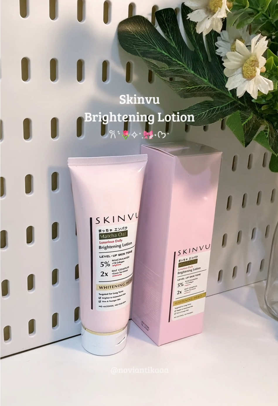 Lotion favorite akuuu💗🎀 #bodylotion #bodycare #bodycareroutine #brighteninglotion #bodylotionpencerah #skinvu #skinvubodycare #skinvuwhitening #fyp 