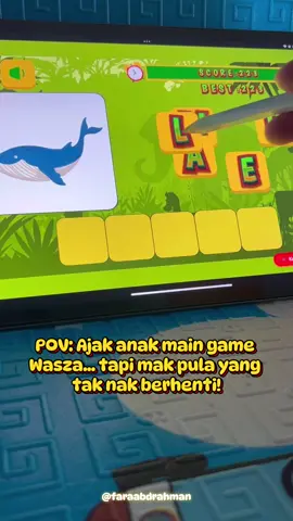 Bagi can laa mama main game sementara baby tido🤭 #WaszaEdukids   #WorksheetKanakKanak   #AktivitiAnak   #BelajarSambilMain   #BelajarDirumah   #FunLearning   #EduKidsMalaysia   #IbuBijakAnakCemerlang   #CikguTadika   #HomeschoolMalaysia   #BahanMengajar   #AnakSukaBelajar   #MomTips   #PreschoolActivities   #LembaranKerjaAnak  