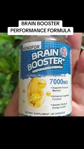 KENOFOR BRAIN BOOSTER PERFORMANCE FORMULA #KENOFOR #BRAINBOOSTER #foodsupplement 