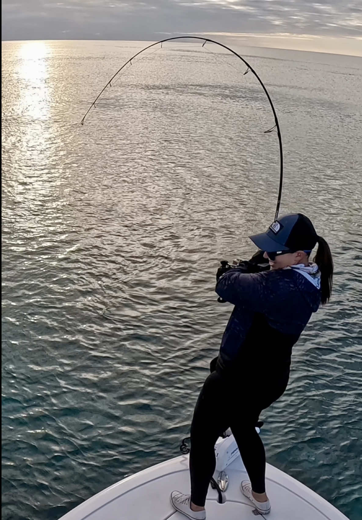 Solid encouragement 🙋🏻‍♀️💪🏾🎣 #fishing #fishingtiktoks #saltigacuddler #foryou #25saltiga #fish @Daiwa Australia 