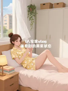 Đây mới là trạng thái chân thực của việc nằm ở nhà vào ngày nghỉ. | 这才是休息日在家躺的真实状态. #aigc #aivlog #vloghoathinh 