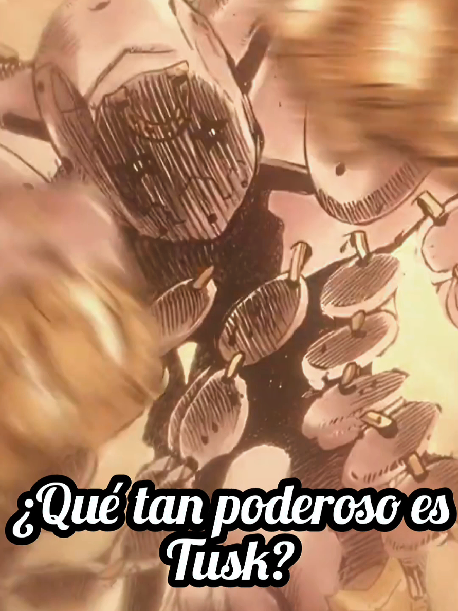 ¿Qué tan poderoso es Tusk? #anime #jojosbizarreadventure #jojo #steelballrun #joestar 