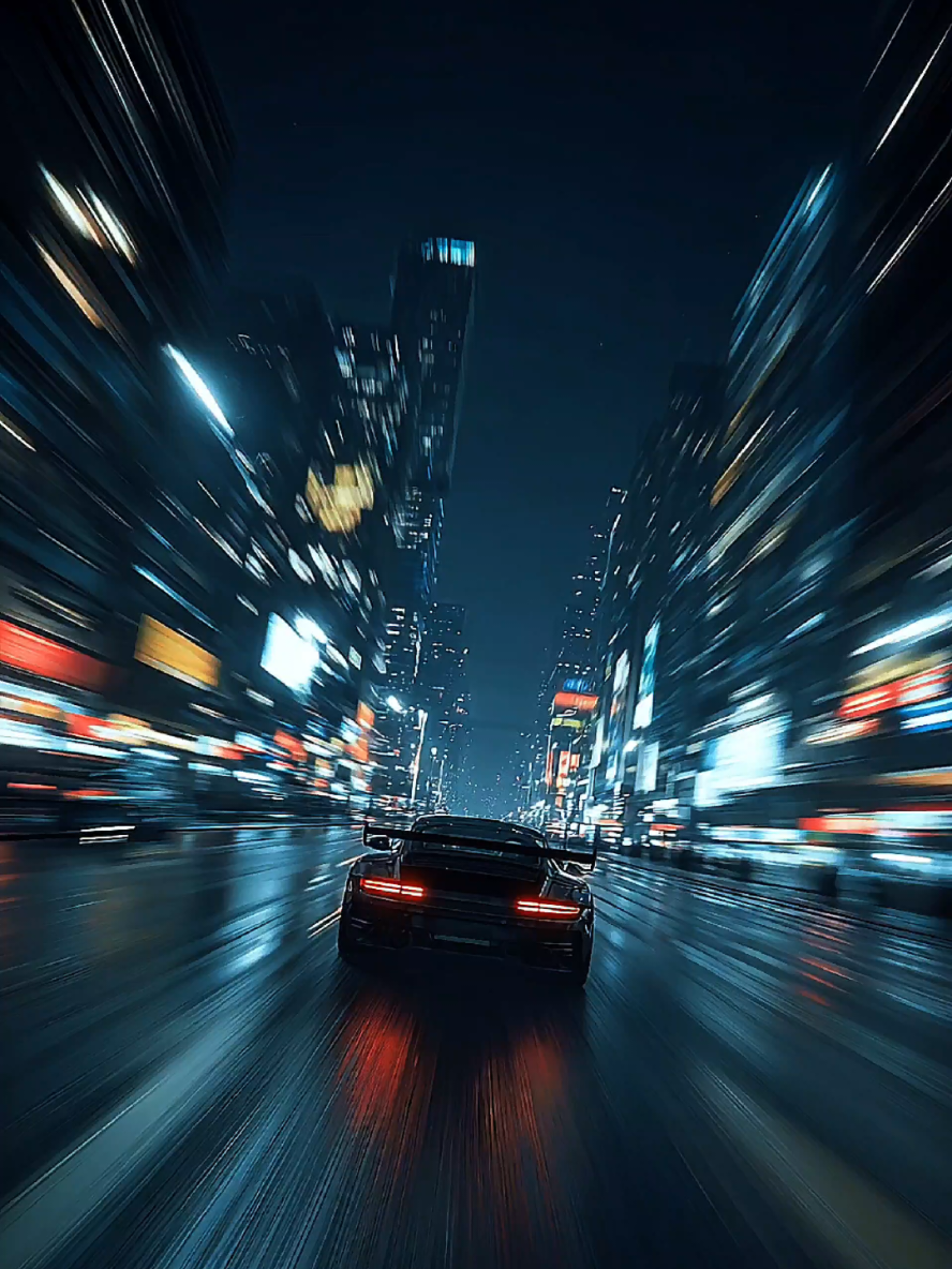 8K Live Wallpaper. Feel the rush of hyper-speed in this neon-drenched cyberpunk city. Locked in first-person view, the camera chases a supercar at breakneck speed, weaving through the futuristic night with motion blur and cinematic intensity. Buckle up—this ride never slows down. #CyberpunkCity #SupercarChase #FuturisticVibes #FPVAction #LiveWallpaper4K 