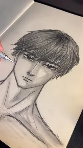 Sketching male character  #manga #mangaart #mangaartist #sketch #sketches #sketching #sketchdaily #art #artist #male #malecharacter