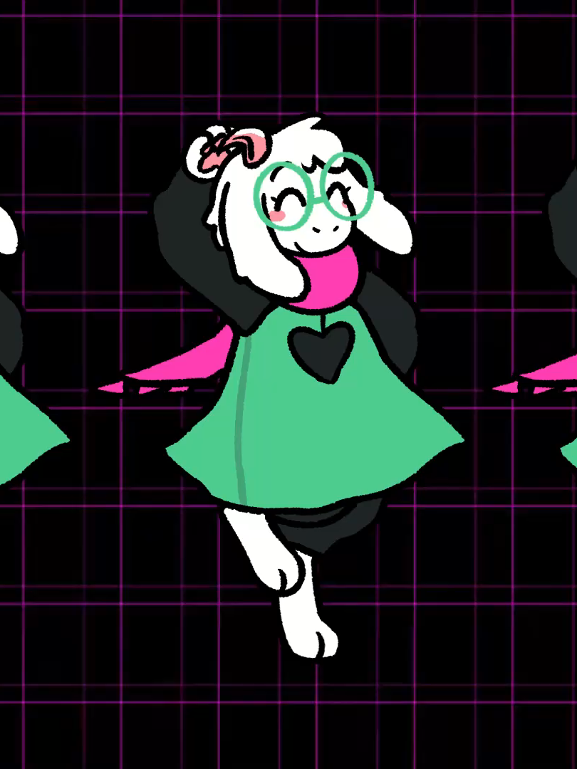 castle funk spinning #deltarune #ralsei