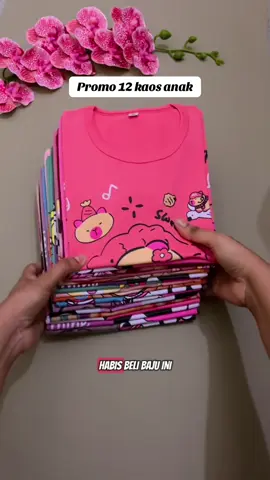 Promo 12 kaos anak#kaosanak #kaosanakmurah #kaosanakperempuan #kaosanakkekinian 