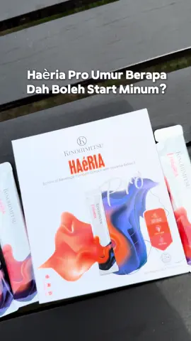 Umur berapa dah boleh start minum Hae’ria Pro by Kinohimitsu ni? #kinohimitsu #kinohimitsumy #haeriapro #haeriaprokinohimitsu #penjagaanrambut #rambutlebat #rambutcantik #fyp #fypシ #foryoupage 