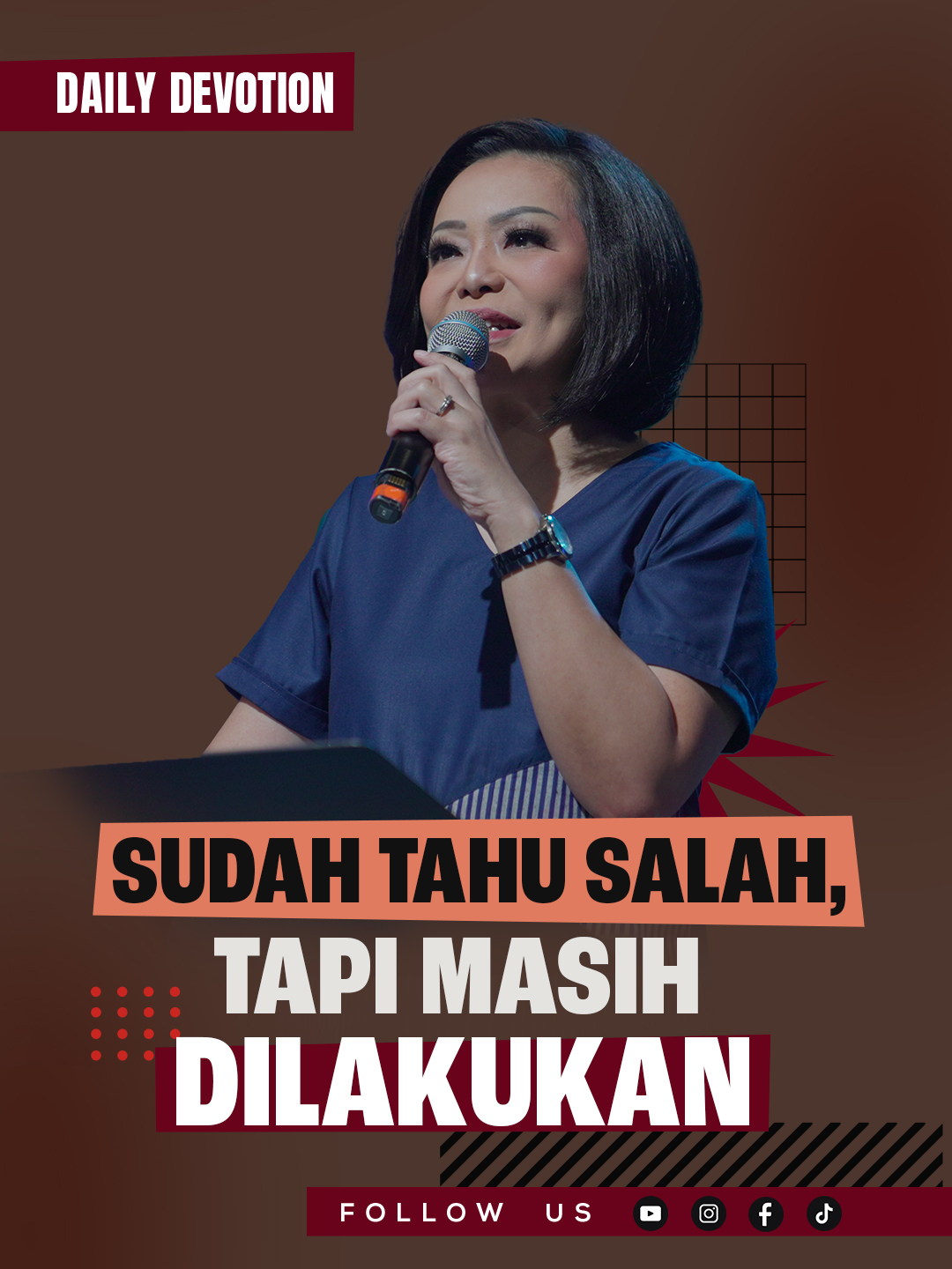 Sudah Tahu Salah, Tapi Masih Dilakukan – Sudah Tahu Punya Istri atau Suami Tapi Masih Suka Dekat Sama Orang Lain AMSAL 14:8 Mengerti jalannya sendiri adalah hikmat orang cerdik, tetapi orang bebal ditipu oleh kebodohannya. ORANG YANG SADAR AKAN KELEMAHANNYA TAPI TIDAK MENGHINDARINYA, ADALAH KEBODOHAN!  JATUH ITU 1X, KALAU BERKALI-KALI ITU HOBBY!  Full Video : Kesalahan Yang Berulang - Ps. Henny Kristianus Link : https://youtu.be/BFn502PC50I #hennykristianus #renungankristen #renunganharian #khotbahkristen #dailydevotion