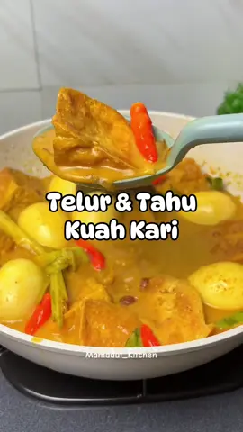 Hari minggu masak yang sederhana saja🤤😍 #tahutelur #kari #masakanrumahan #serunyaditiktok 