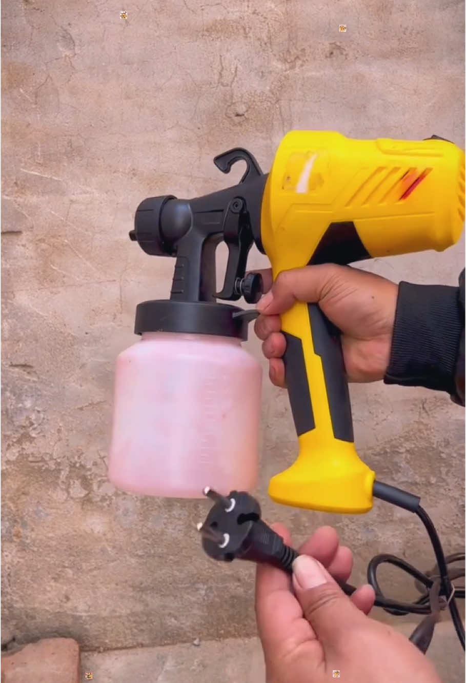 500W Electric Spray Gun Paint #foryou #use #shopping #tiktok #tools #goodthing 