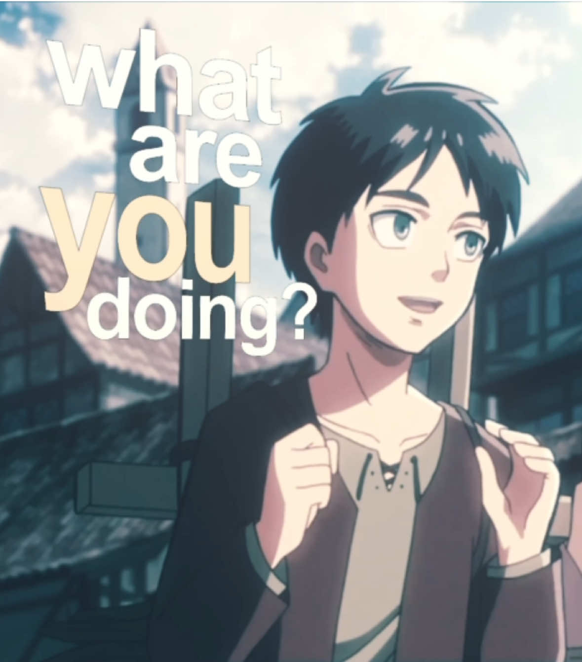 i HAD to do this with eren #erenjaeger #erenjaegeredit #aot #AttackOnTitan #attackontitanseason4 #erenyeager #mikasaackerman #attackontitanedit #leviackerman #edit #fyp #fypedit #viral 