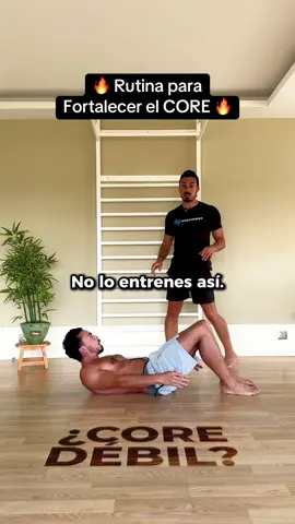 ☹️¿Sientes tú CORE Débil? Prueba esta rutina de ejercicios para fortalecerlo.💪🏼 Sígueme para mejorar más tus entrenamientos 🔥 #rutina #ejercicios #core #abdomen 