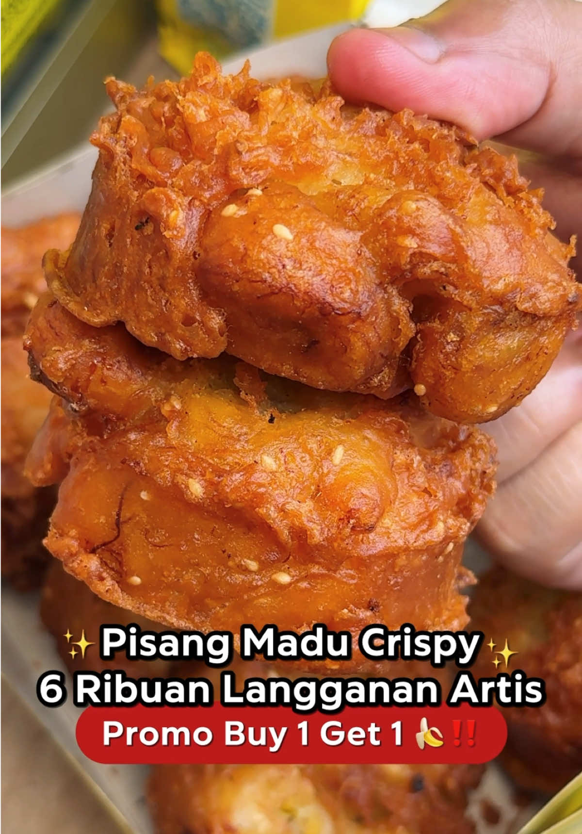 Gede, crispy, manis, dan bikin nagih ! Apalagi kalau bukan Pisang Madu Pasti, langganannya para artis. Luarnya crispy, dalamnya lembut, dan manis madunya bikin nagih . Sekarang udah buka di Joglo, Jakarta Barat dan lagI PROMO BUY 1 GET 1 dari tgl 14-20 Juli 2025. Udah gitu ada juga PROMO UP TO 50% untuk pembelian di ojol ya  . . 📍Pisang Madu Pasti Joglo Jl. Joglo Raya No. 12, Joglo, Jakarta Barat (di area alfamart joglo taman alfa) . #pisanggoreng #pisangmadu #pisanggorengcrispy #pisanggorengmadu #pisangcrispy #pisangmadupasti 