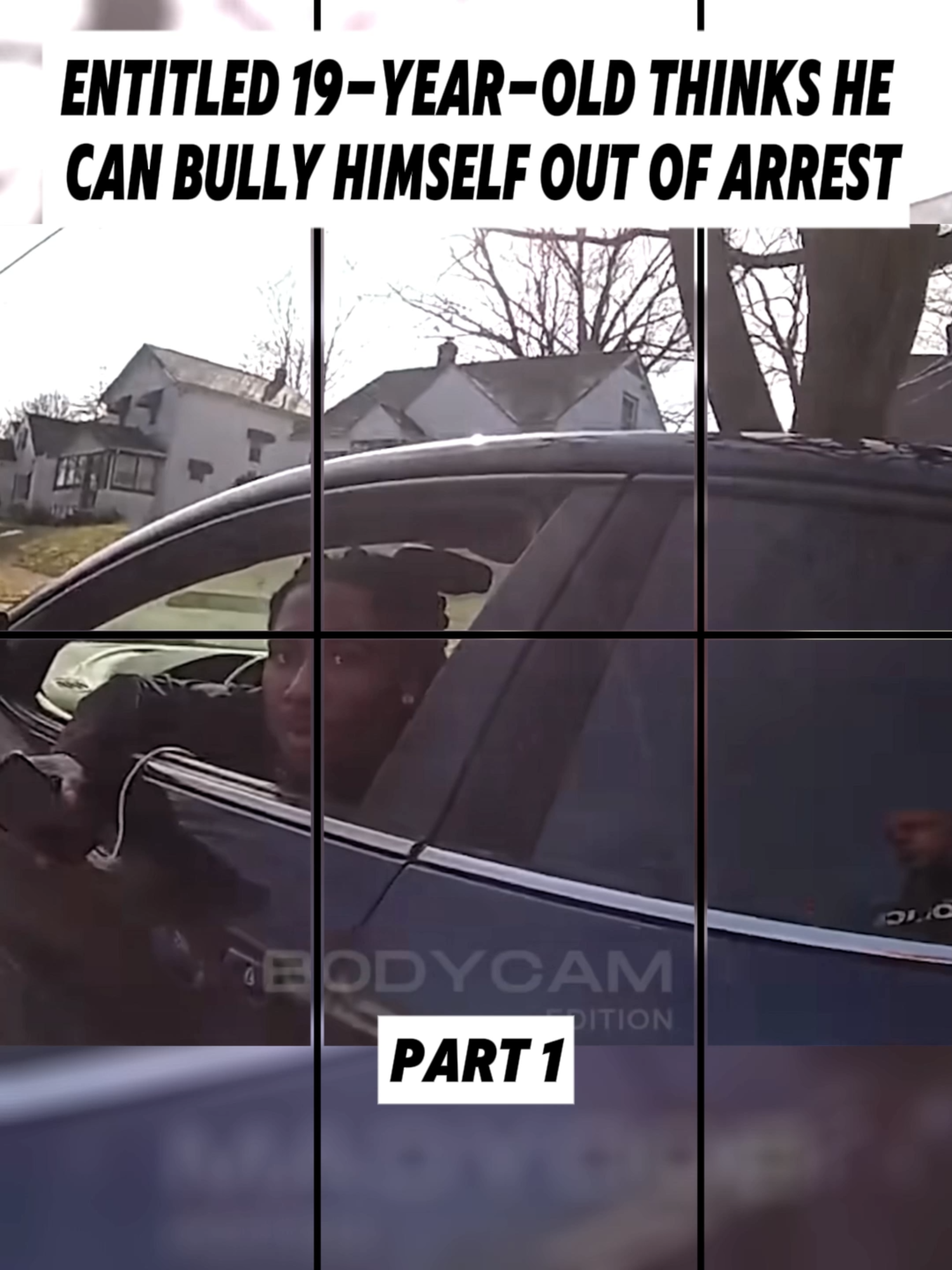 Entitled 19-Year-Old Thinks He Can Bully Himself Out of Arrest Part 1 #copsoftiktok #mom #policeofficer #cops