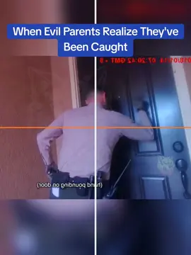 When Evil Parents Realize They've Been Caught #cops #copsoftiktok 