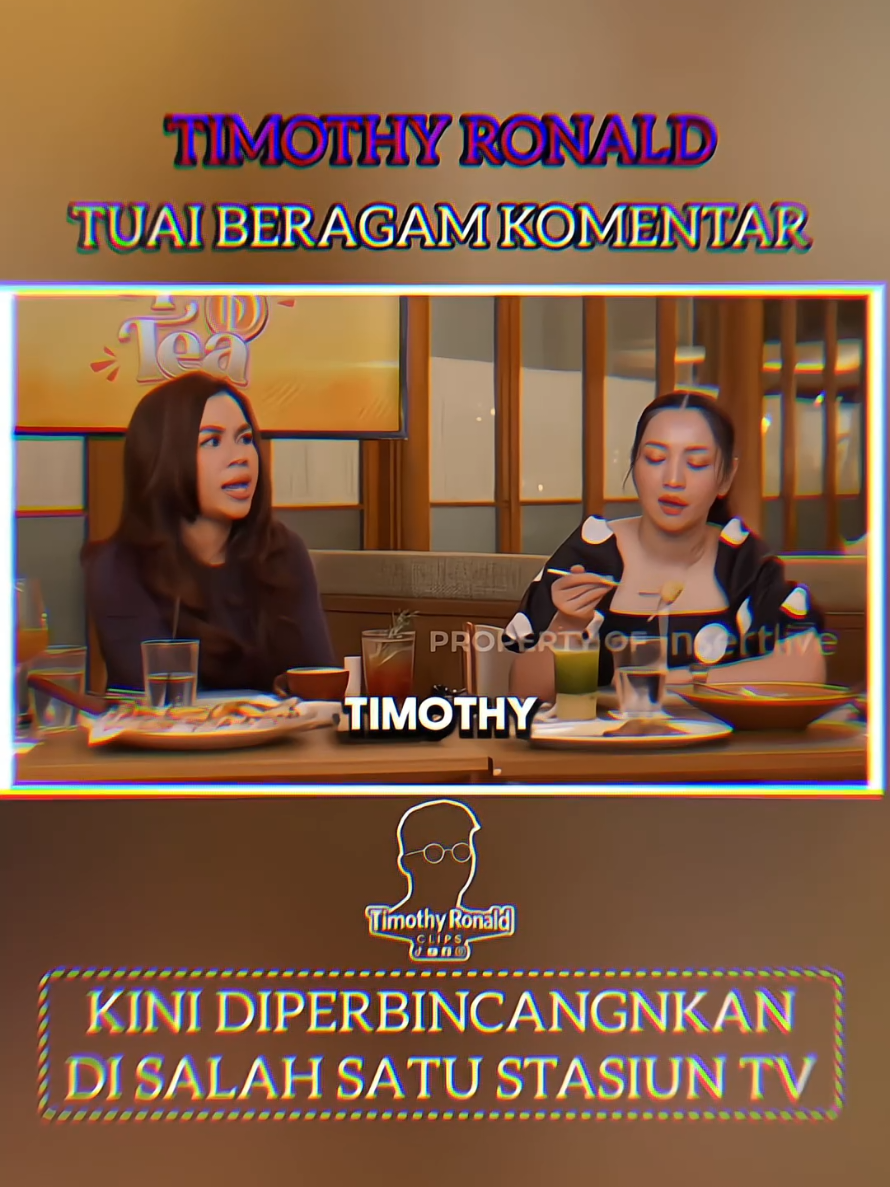 Timothy menjadi perbincangan di salah satu stasiun tv. #timothyronald #insertlive #transtv 