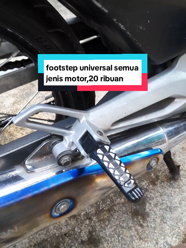 footstep universal semua jenis motor honda dan yamaha cuma 20 ribuan #alatmotor #variasimotor #footstep #footstepbelakang #footstepmotor 