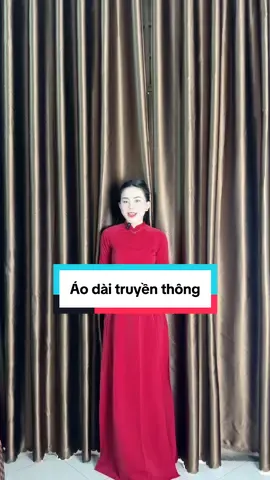 Áo dài truyền thống 2 tà tay dài #xuhuong #aodaivietnam #aodaitruyenthong #aodaitet #aodai2ta #shopkimyen61.