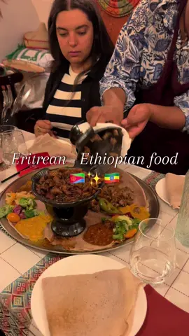 My friends exploring Eritrea 🇪🇷 and Ethiopia 🇪🇹 in Paris #eritreantiktok #habesha @Taitu Restaurant 