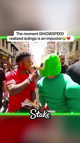 The moment ISHOWSPEED realized dulingo is an impostor😭💔 #speed #ishowspeed #europe #speedclips #ishowspeedclips #kaicenat #irl #europetour #ishowspeedeuropetour - speed or ishowspeed irl stream in europe tour - ishowspeed in Turkey #turkey #🇹🇷 