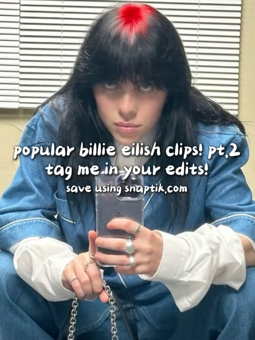 popular clips! #makemefamous #blowup #views #freeclips #fyp #editingclips #billieeilish #scenepack #scp #billie #foryoupage 