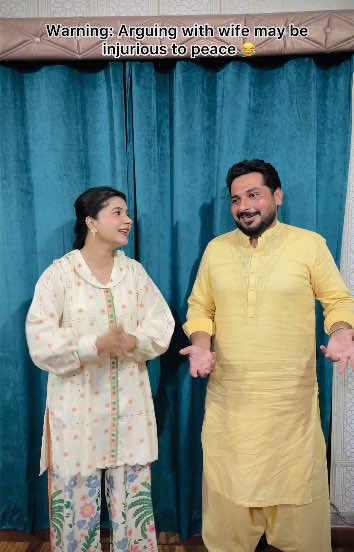 Warning: Arguing with wife may be injurious to peace #hariscomedy 