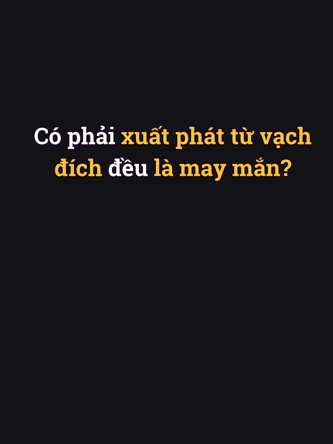 Có phải xuất phát từ vạch đích đều là may mắn ? #kimsaonhua #langnghecothe #xuhuong #LearnOnTikTok #thaigiao
