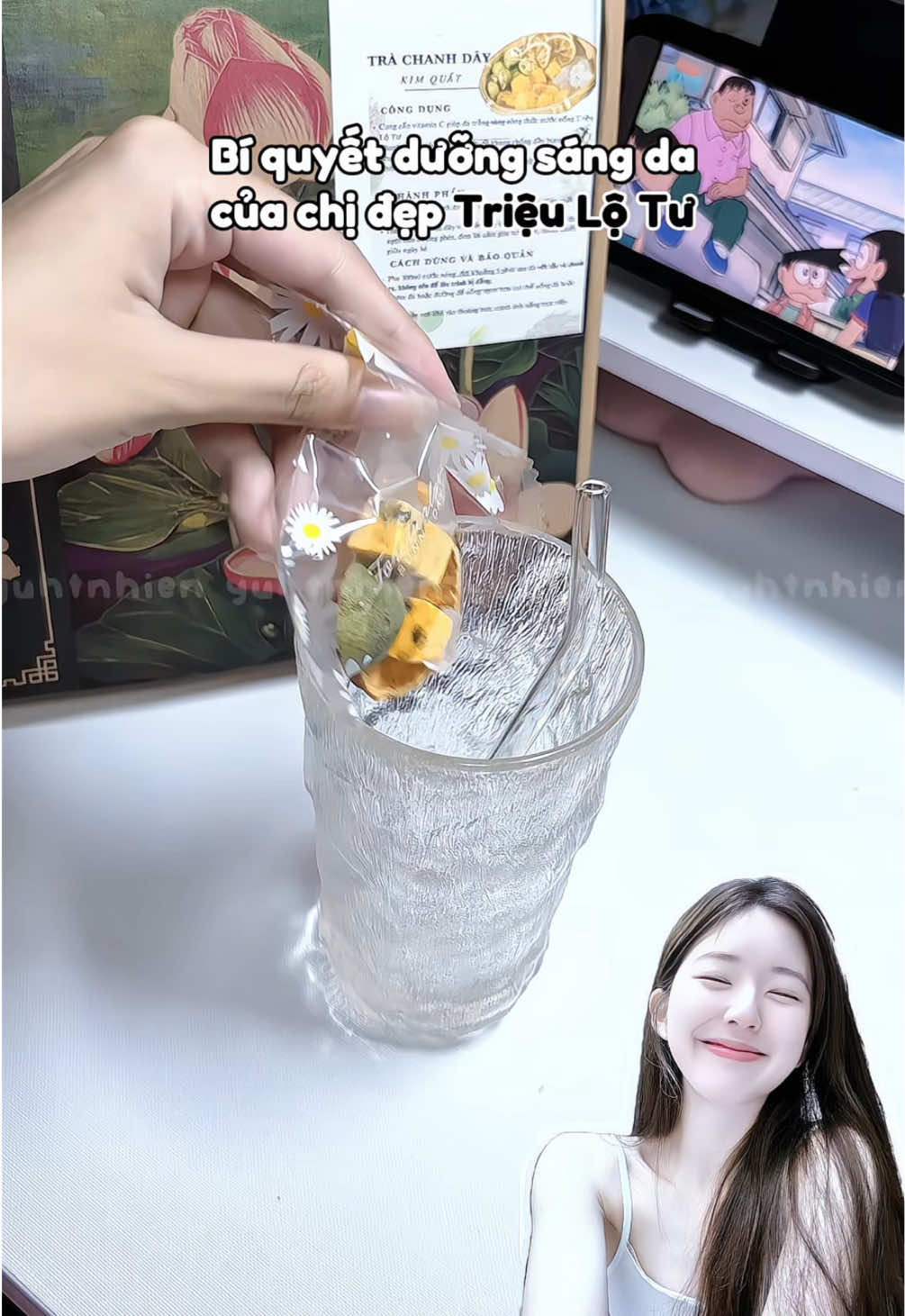 Bí quyếtt của chị đẹp Triệu Lộ Tư💯🍃💫#trachanhdaykimquat #trieulotu #detox #xuhuong #viral 