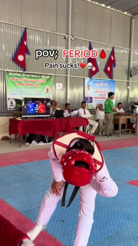 I’m just a girl🩸🥲 period is okey but period in every game💔hurts 🙌🏻#fpyシ #taekwondo #athlete #chandramataekwondodogang #relatable 