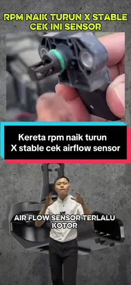 Rpm naik turun x stable check airflow sensor #kereta #carrepair #carservice #carmaintenance #bbossautotrading 