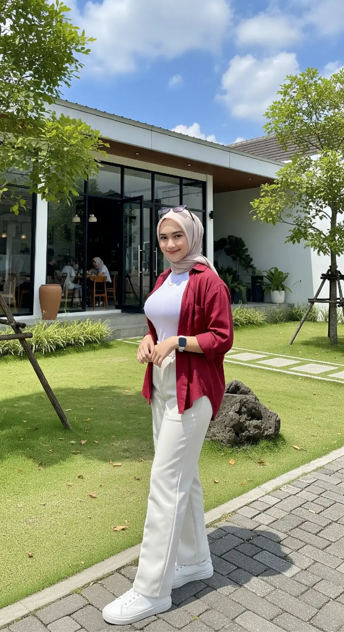 Ide Outfit buat hangout #viraltiktok #fypシ #hijab #aestheticoutfit #cantikgakharusmahal #inspirasioutfit #outfitoftheday 