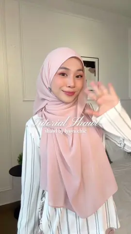 Replying to @Matchaiss nahh tutorial! Walaupun dah buat banyak kali hahahaa 🫣❤️  Shawl from @lyaya.chic !! Boleh grab dalam live yaya malam ni 🌷 