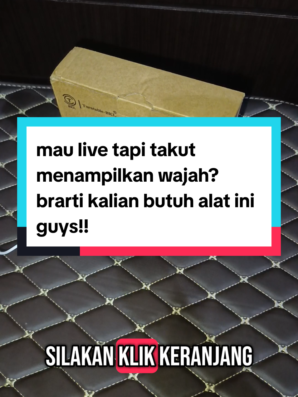 yuk check out dikeranjang kuning skarang juga!!  #mejaputar #rotatingdisplay #alatngonten #alatlivestreaming #livestreaming #live #affiliatepemula #affiliatemarketing #fyp #rekomendasi 