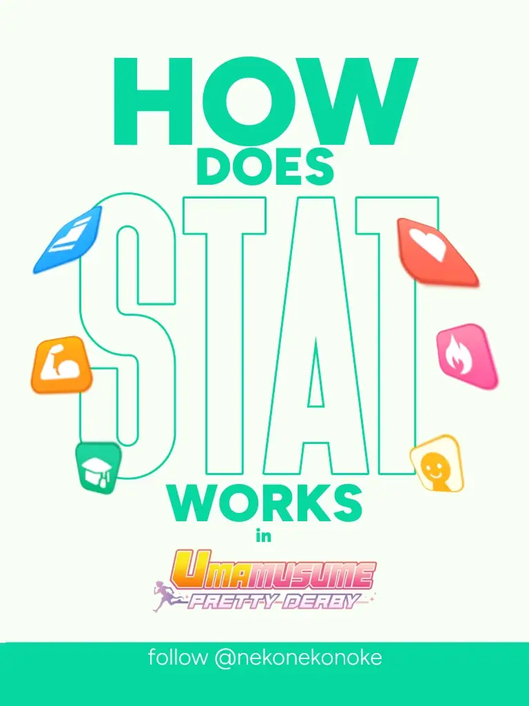 This post will give you idea on how does these stat will affect your uma musume performance on races. Hope this post will help you. #umamusume 