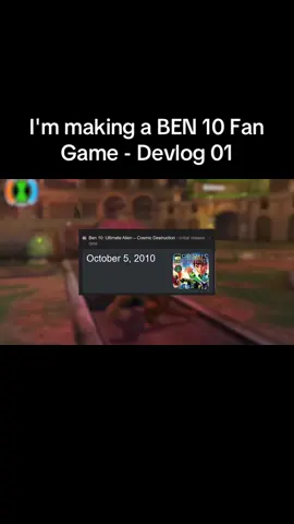 I'm making a BEN 10 Fan Game - Devlog 01 #ben10 #fangame 